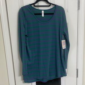 NWT LulaRoe Lynnae Long Sleeve Top (XL)